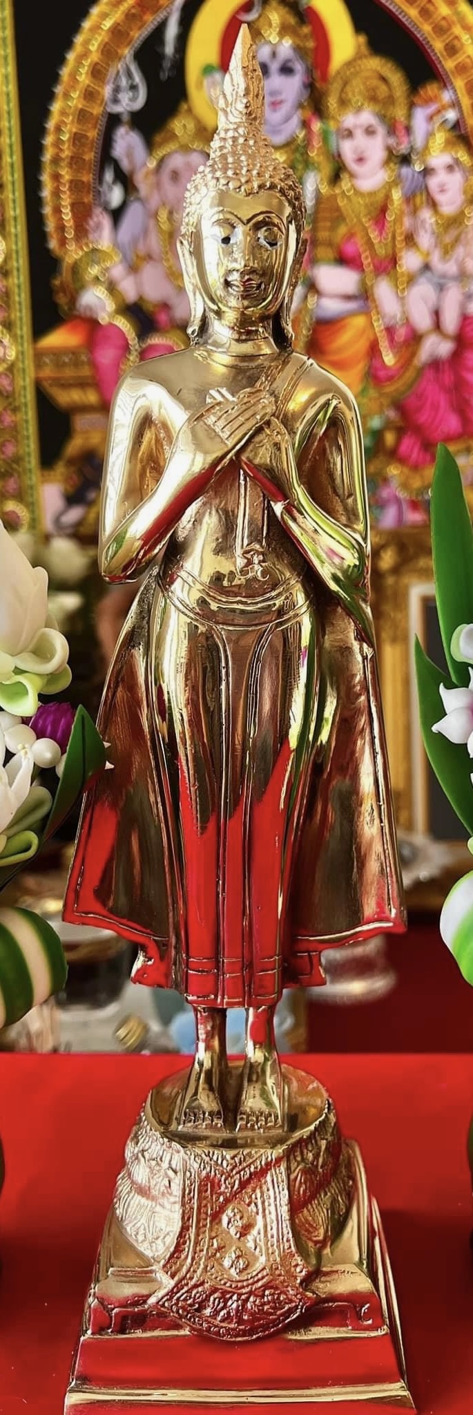 Buddha aus Messing - พระปางรำพึง สำหรับคนเกิดวันศุกร์ ทองเหลือง